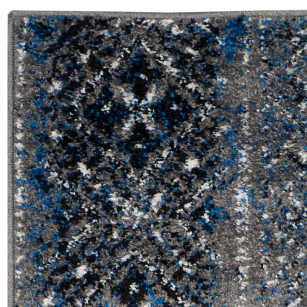 Adirondack ADR111 Machine Made Indoor Runner - Silver/Multi - 2'-6"x10' - Safavieh