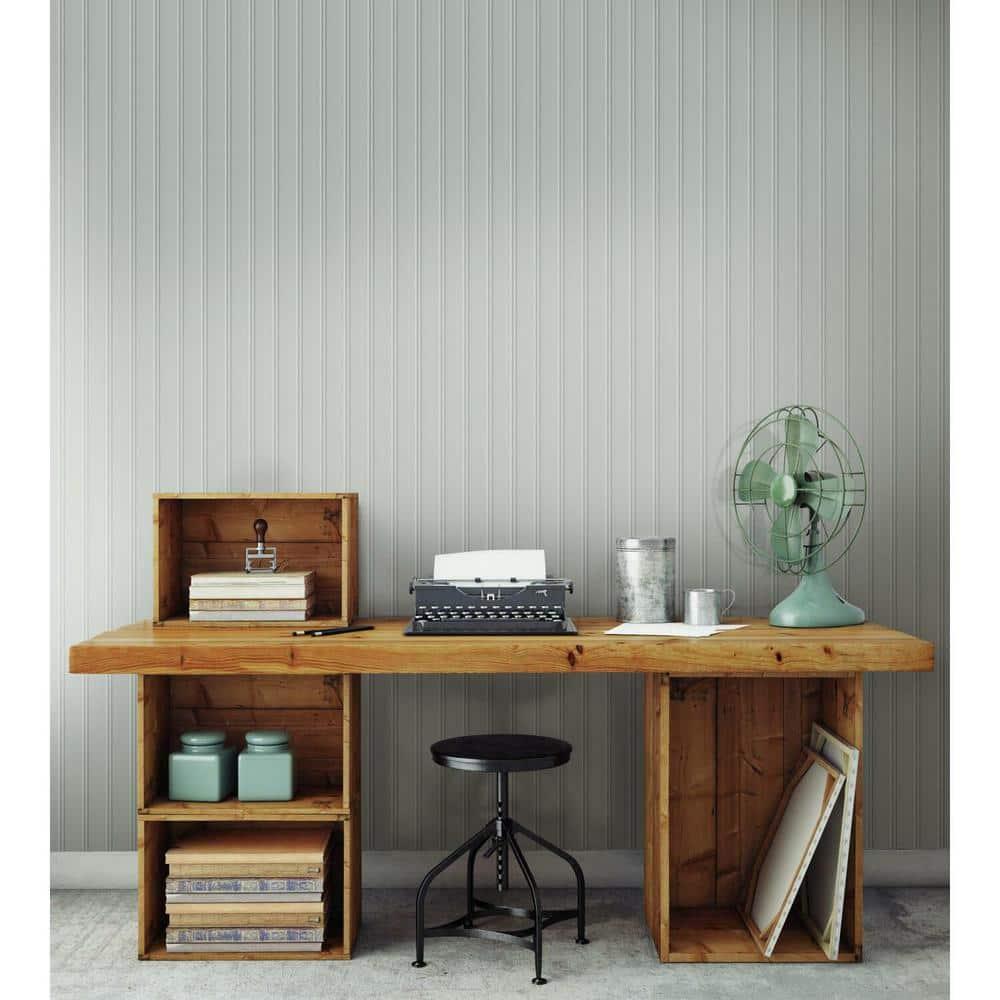 Beadboard Peel and Stick Wallpaper