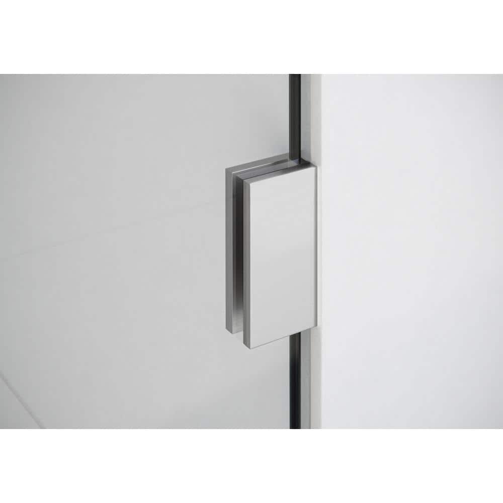 Vela 34 in. x 58.25 in. Frameless Single Fixed Bath Panel