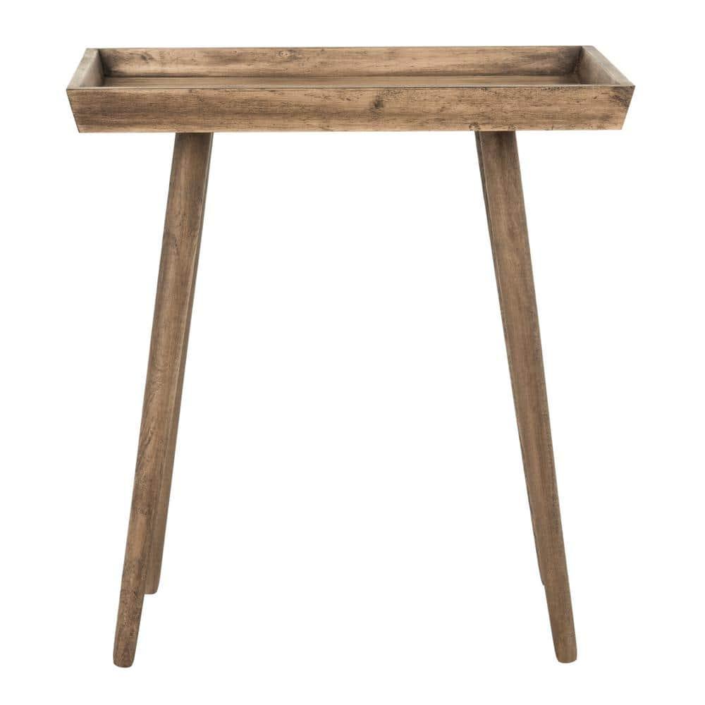 Nonie Tray Accent Table - Light Brown - Safavieh.