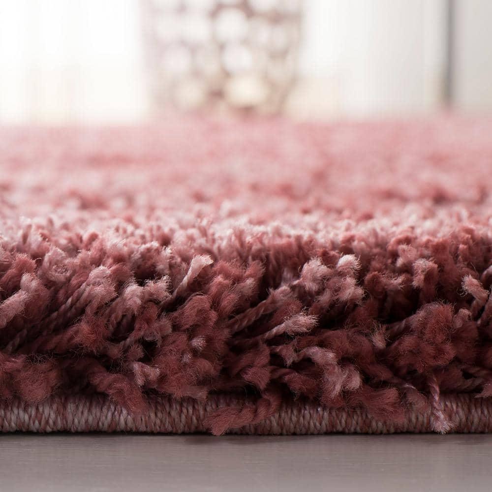 Shag SG151 Power Loomed Accent Rug - Rose - 2'3"x5' - Safavieh.