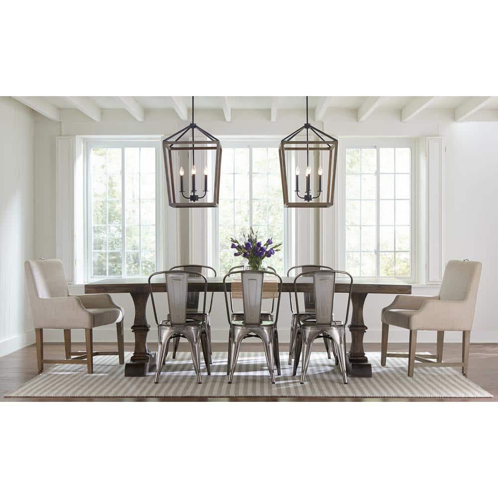 Buford Wood & Iron Chandelier (12"-26")