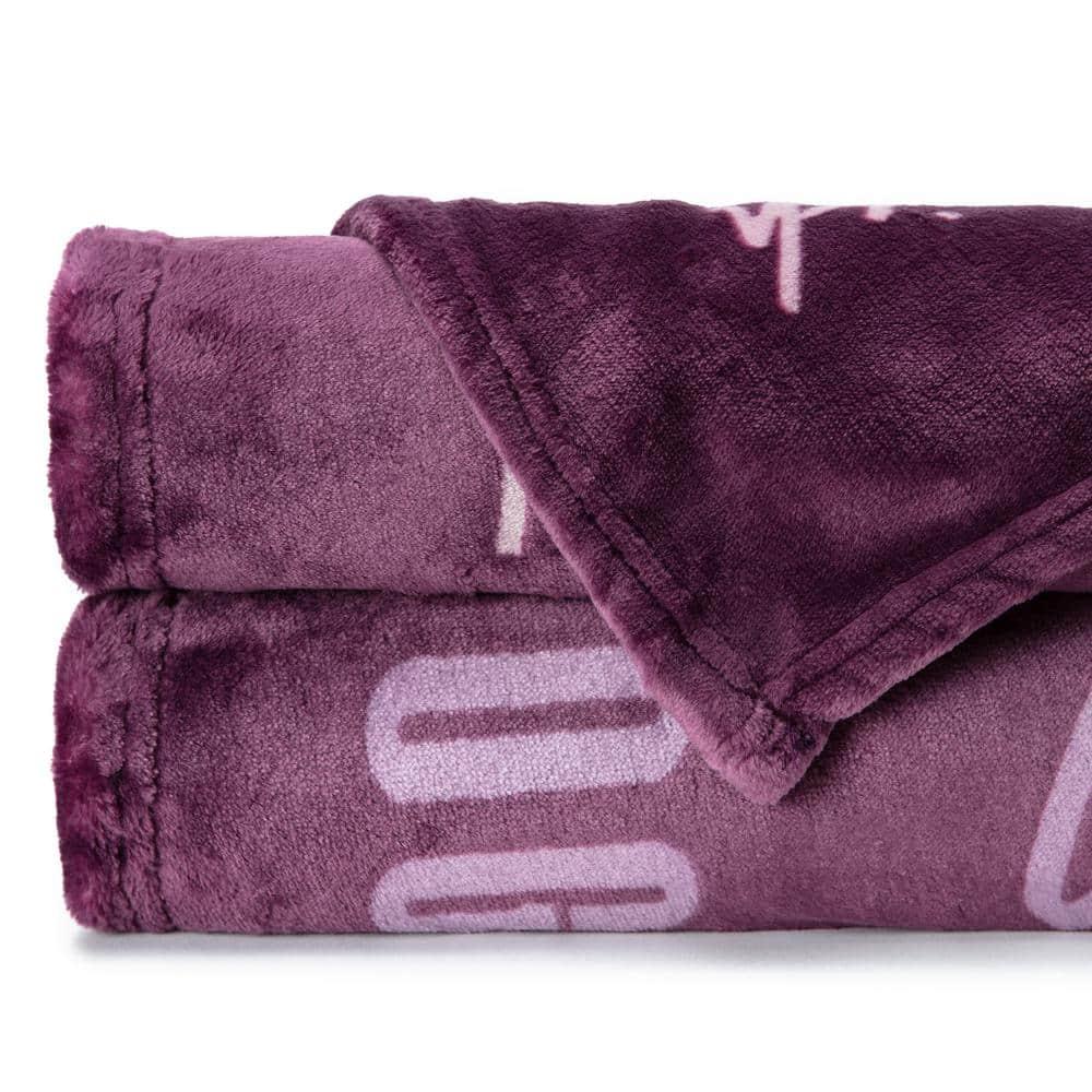 Chanasya Love You Gift Throw Blanket Plush Fleece - (50x65 Inches) - Rose
