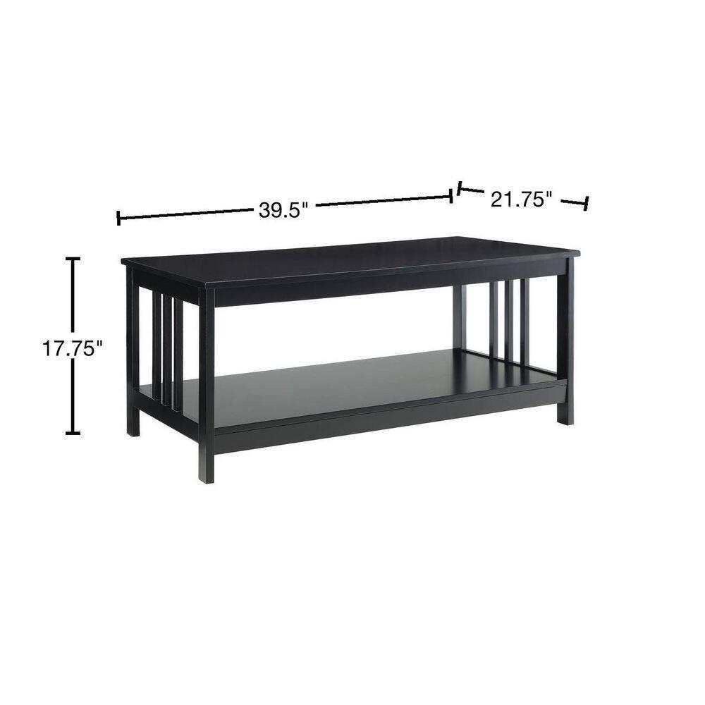 Mission Coffee Table Black