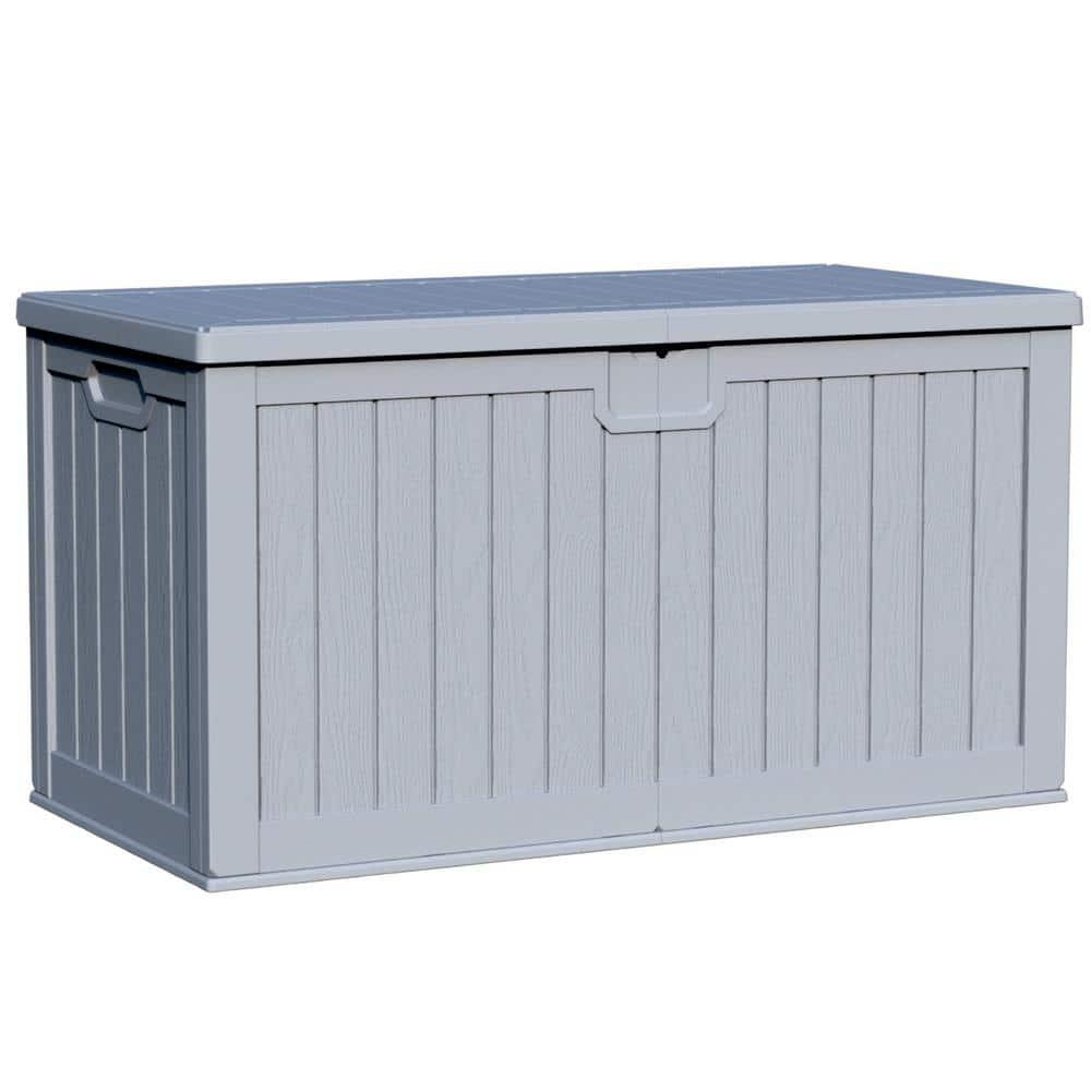 Patiowell 230 Gallons Water Resistant Resin Lockable Deck Box