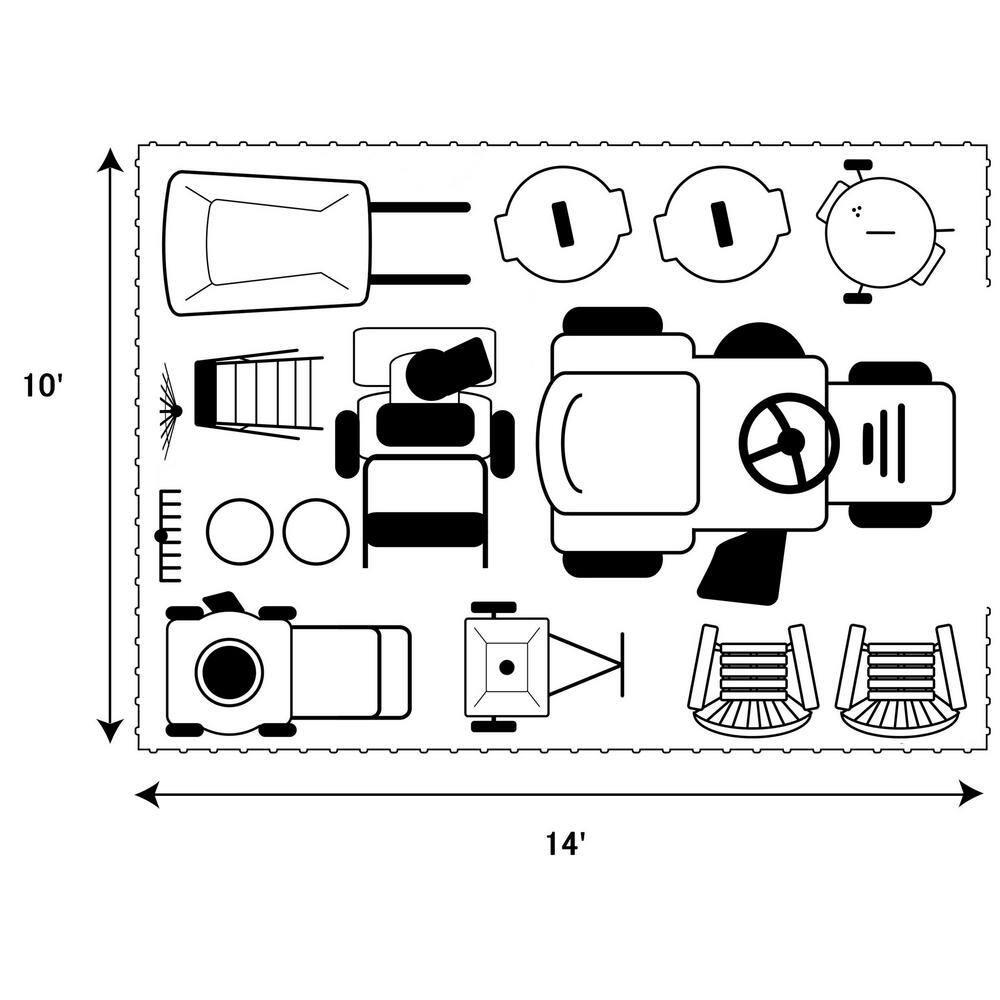 Arrow 10 ft. W x 13 ft. 5 in. D Steel Vertical Storage Shed