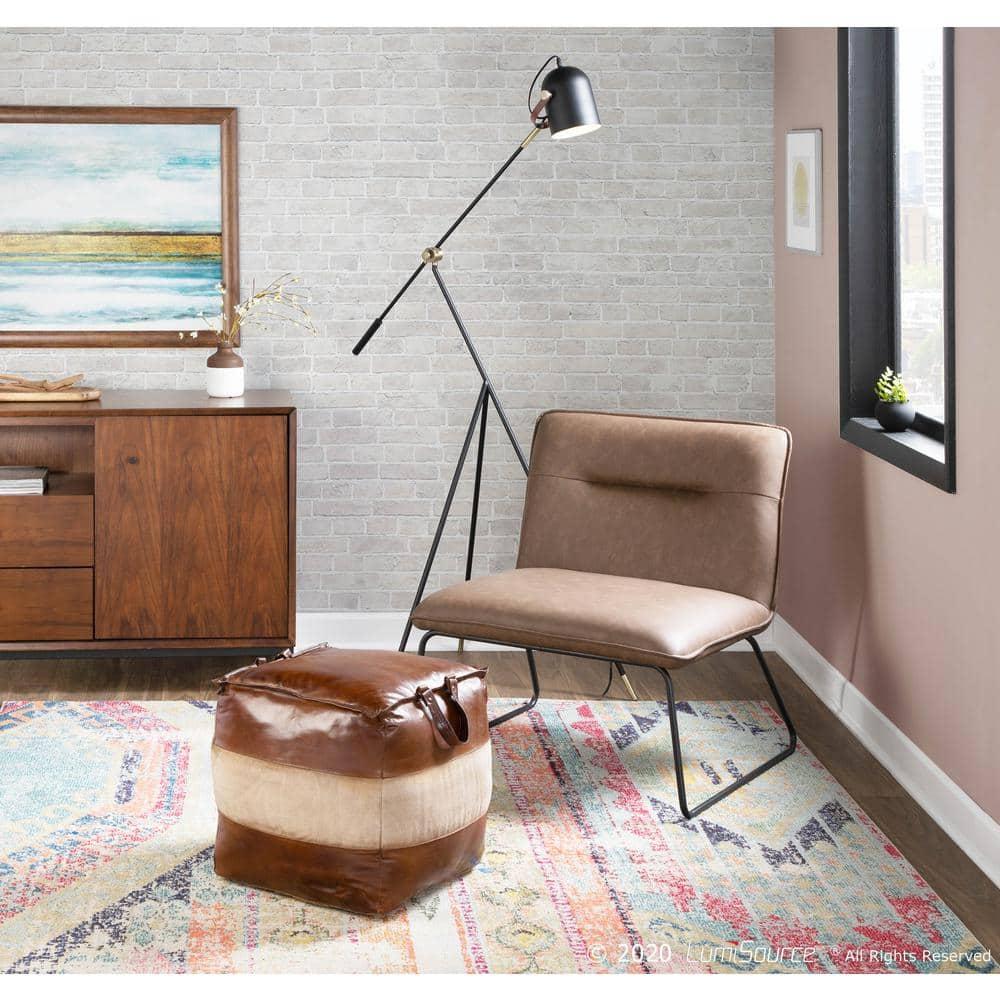 Eaton Faux Leather Accent Chair