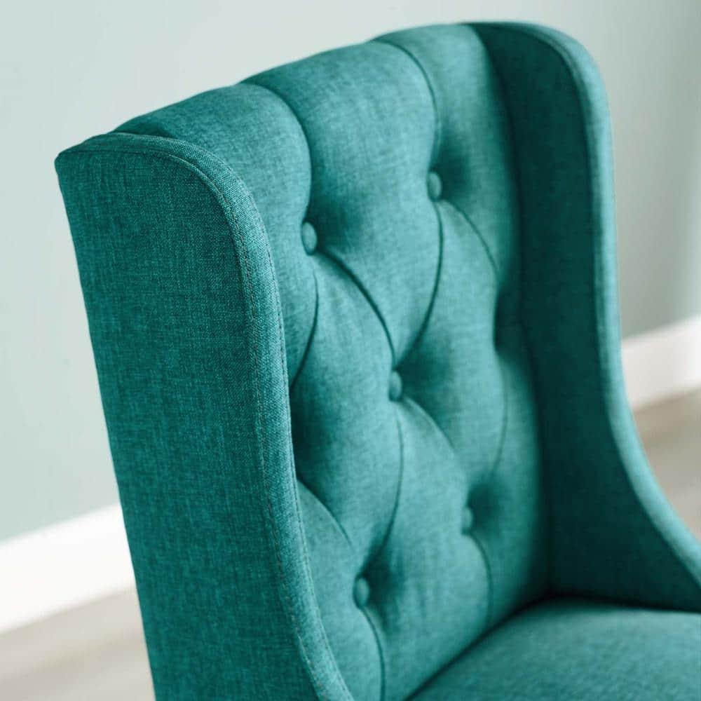Modway Baronet Tufted Button Upholstered Fabric/Faux Leather Stool
