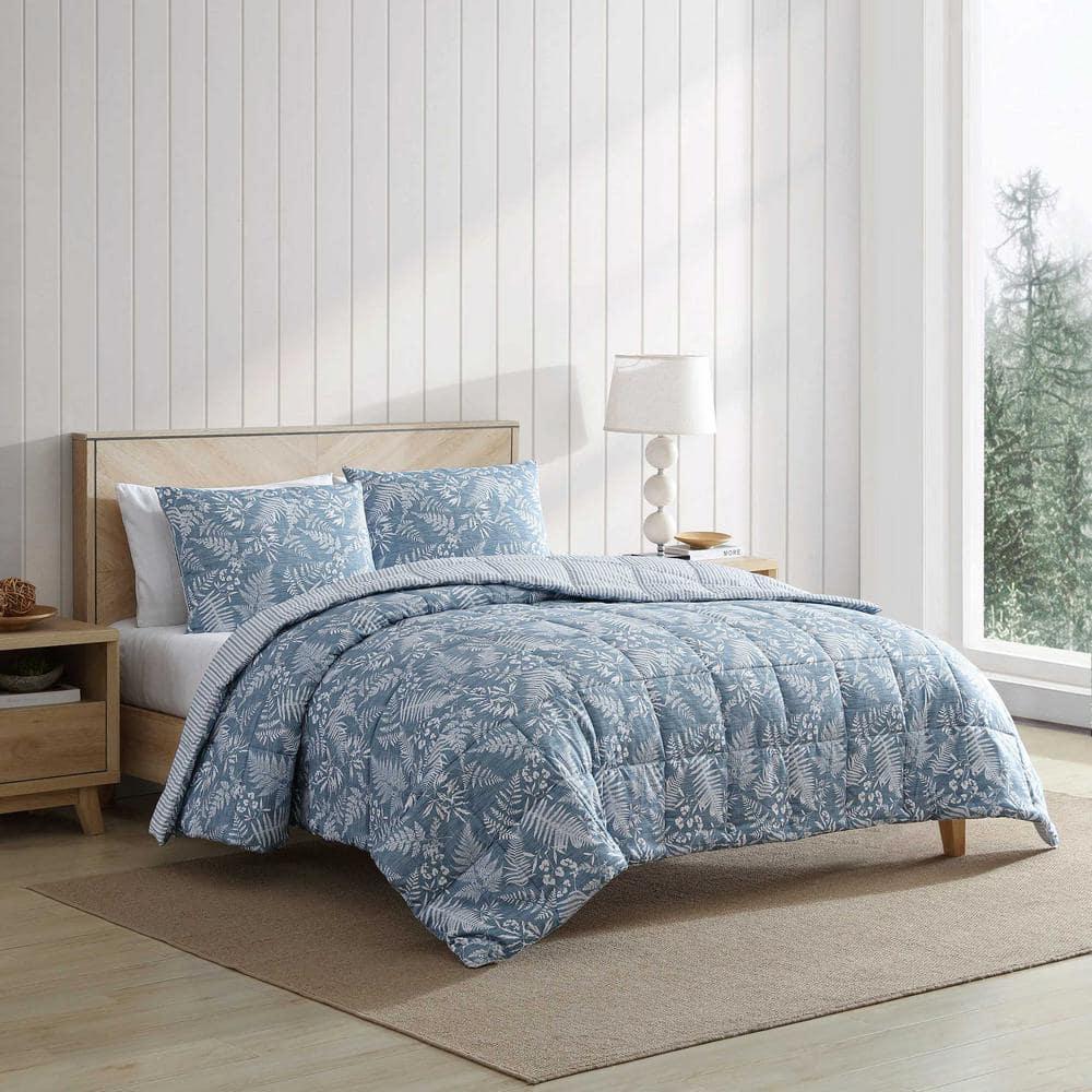 Eddie Bauer Eddie Bauer Fern Garden Blue Reversible Comforter Set