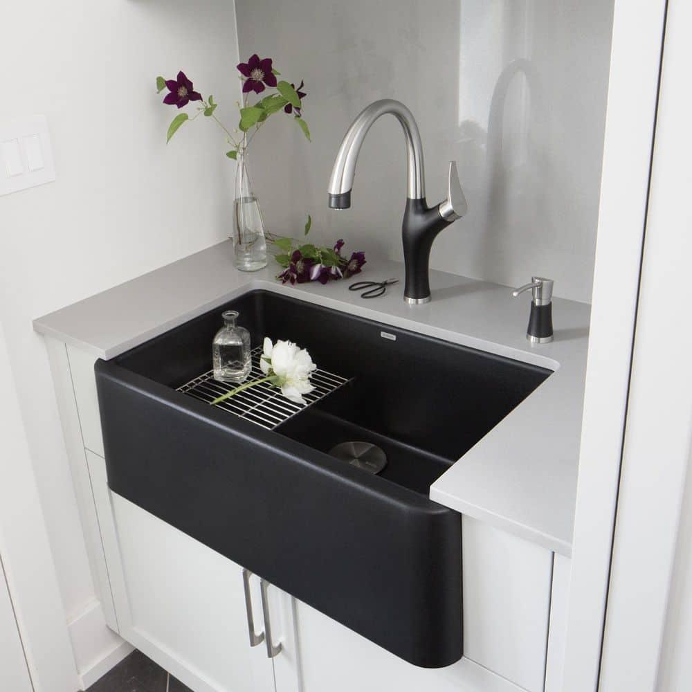 Ikon SILGRANIT 30" L x 19" W Farmhouse Sink