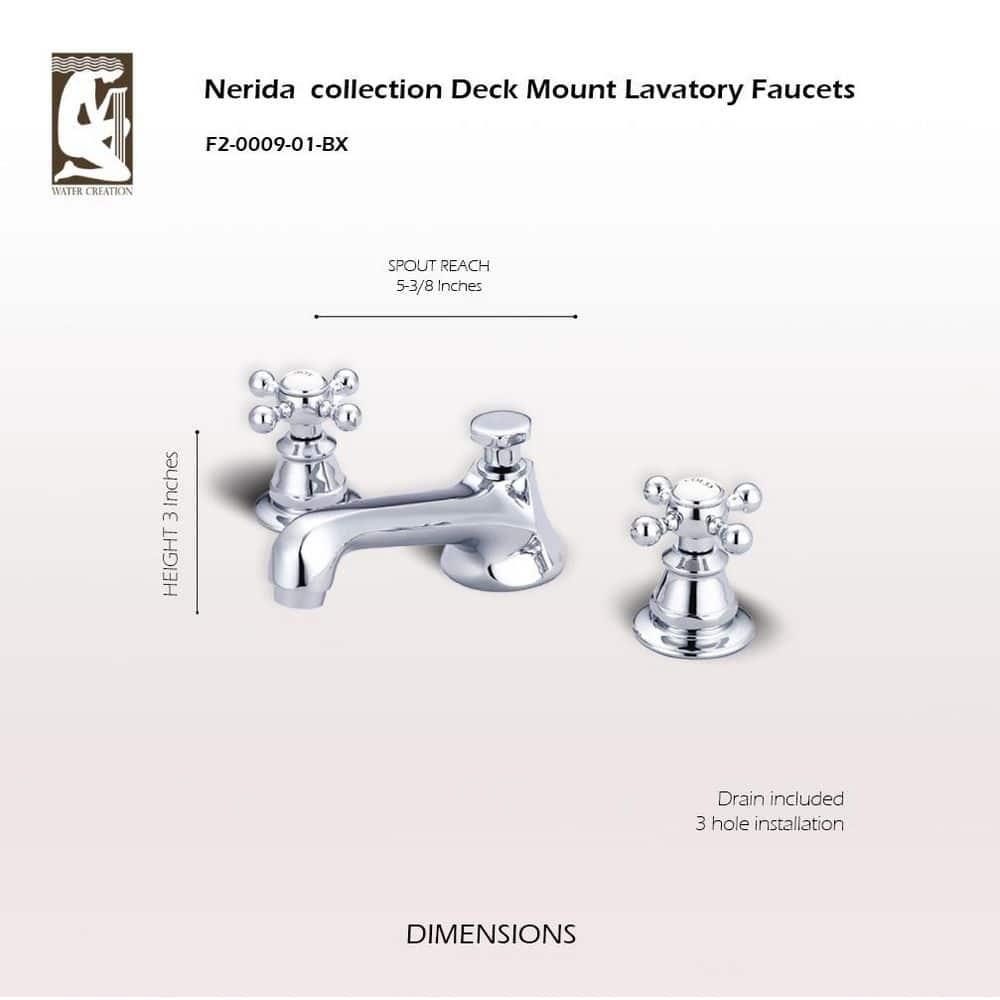 Carlson Widespread 2-handle Bathroom Faucet with Drain Assembly