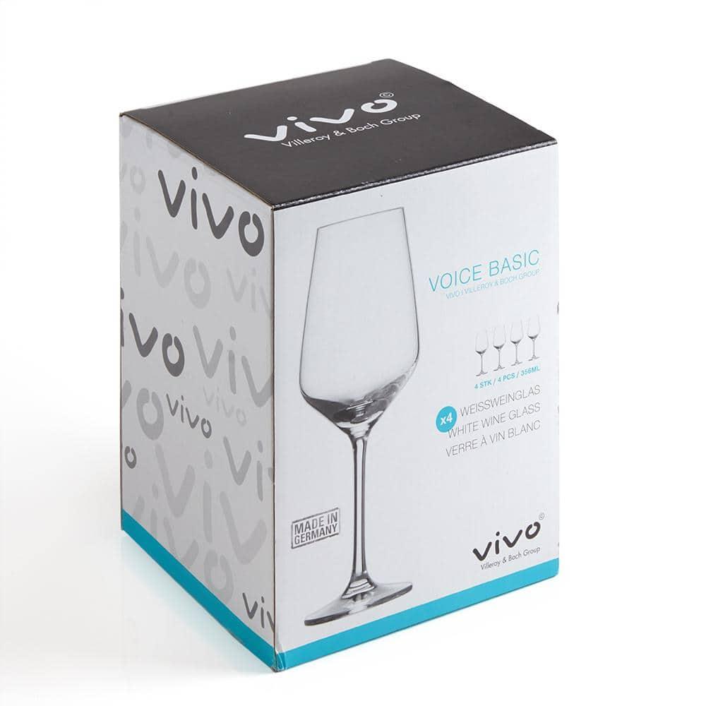 vivo by Villeroy & Boch Group Vivo by Villeroy & Boch Group Voice Set/4 12 oz Lead Free Crystal White Wine Glass (Set of 4)