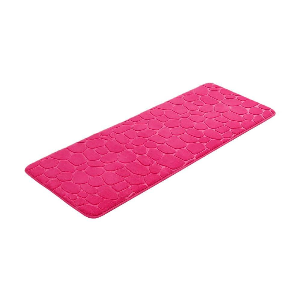 Evideco Pebble Runner Mat - Memory Foam - 48"L x 18"W for Kitchen, Bathroom and more