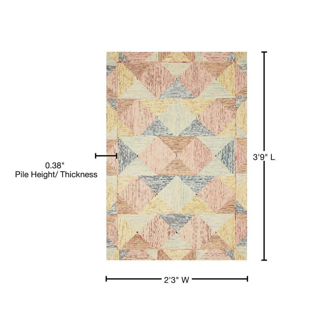 Loloi II Spectrum Geometric Ivory / Multi Area Rug