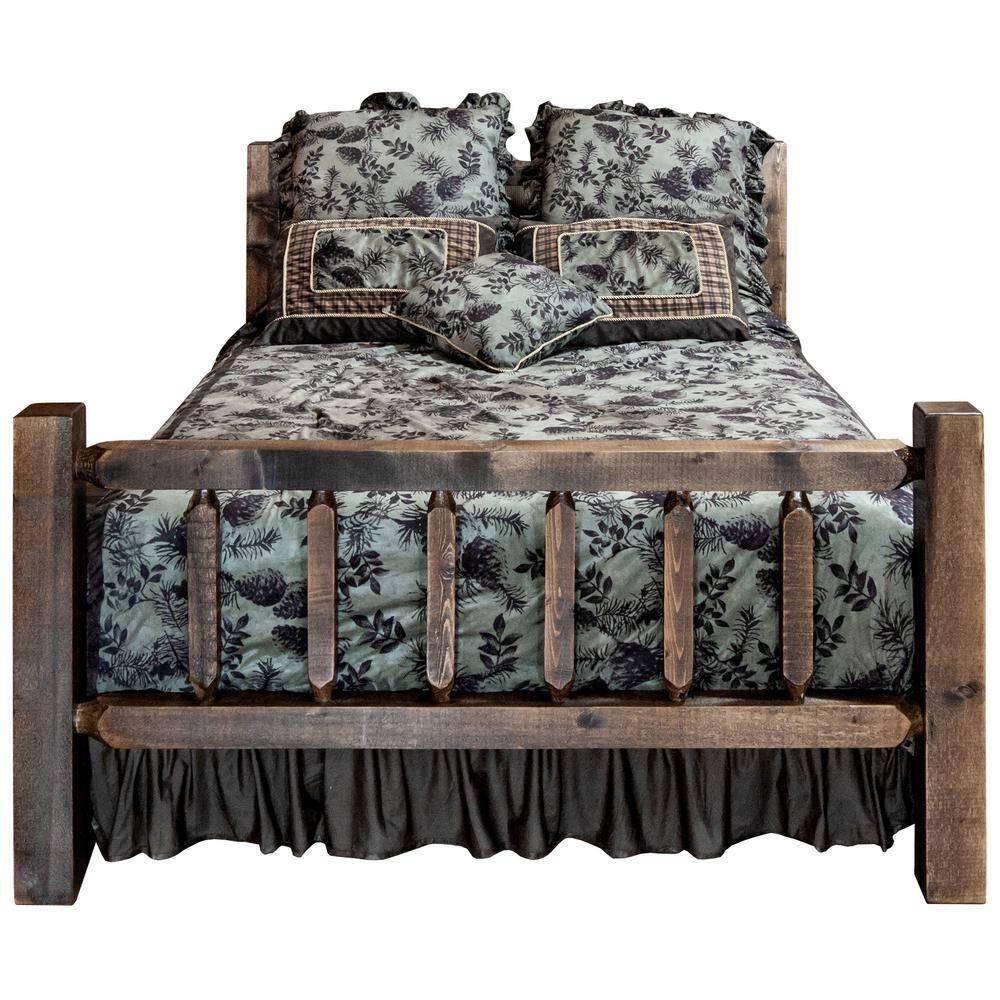 Homestead Collection Medium Brown Queen Bed