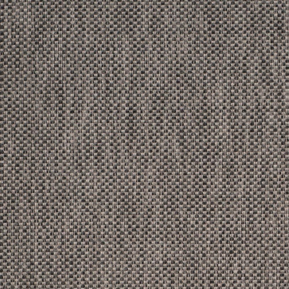 Courtyard CY8521 Power Loomed Indoor/Outdoor Area Rug - Black/Beige - 8'x11' - Safavieh.