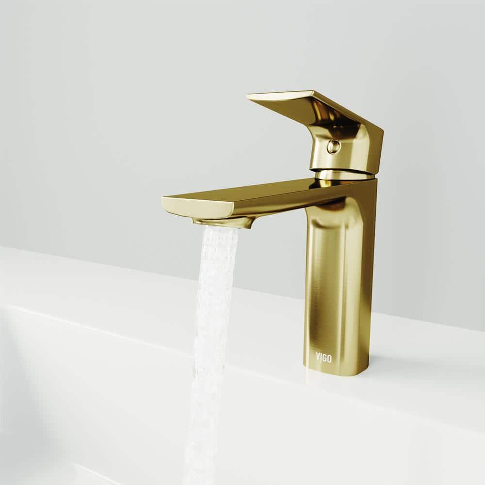 Davidson 6" H Single Handle Single Hole Bathroom Faucet