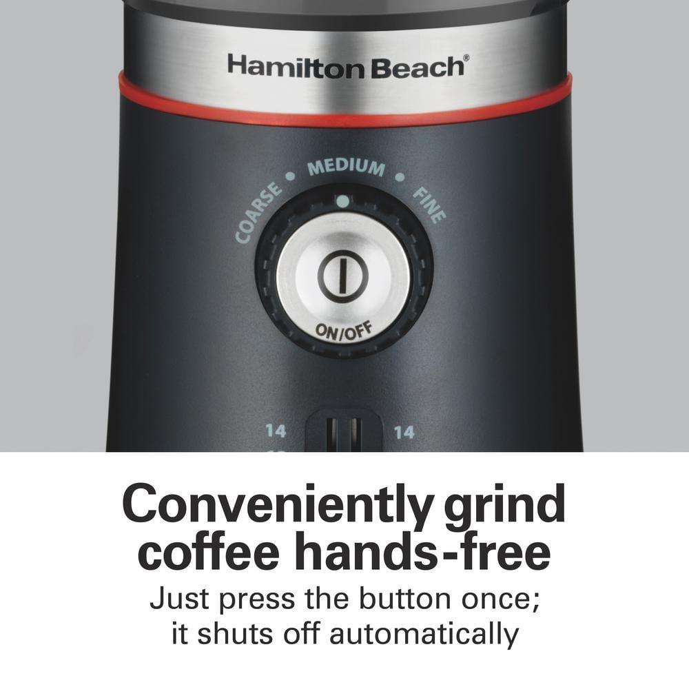 Hamilton Beach Hamilton Beach® Custom Grind™ Electric Coffee Grinder with Removable Stainless Steel Chamber and Adjustable Grind Control