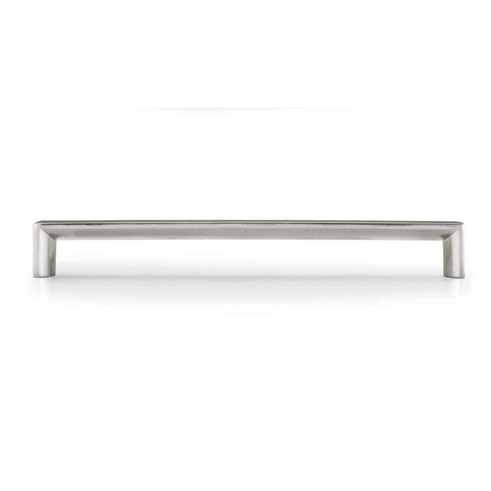 Brushed Nickel Modern Cabinet and Drawer Pull Handle