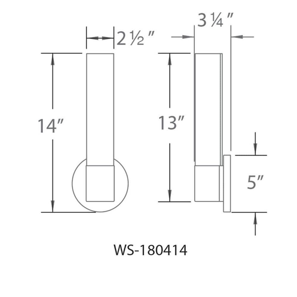 LED Armed Sconce