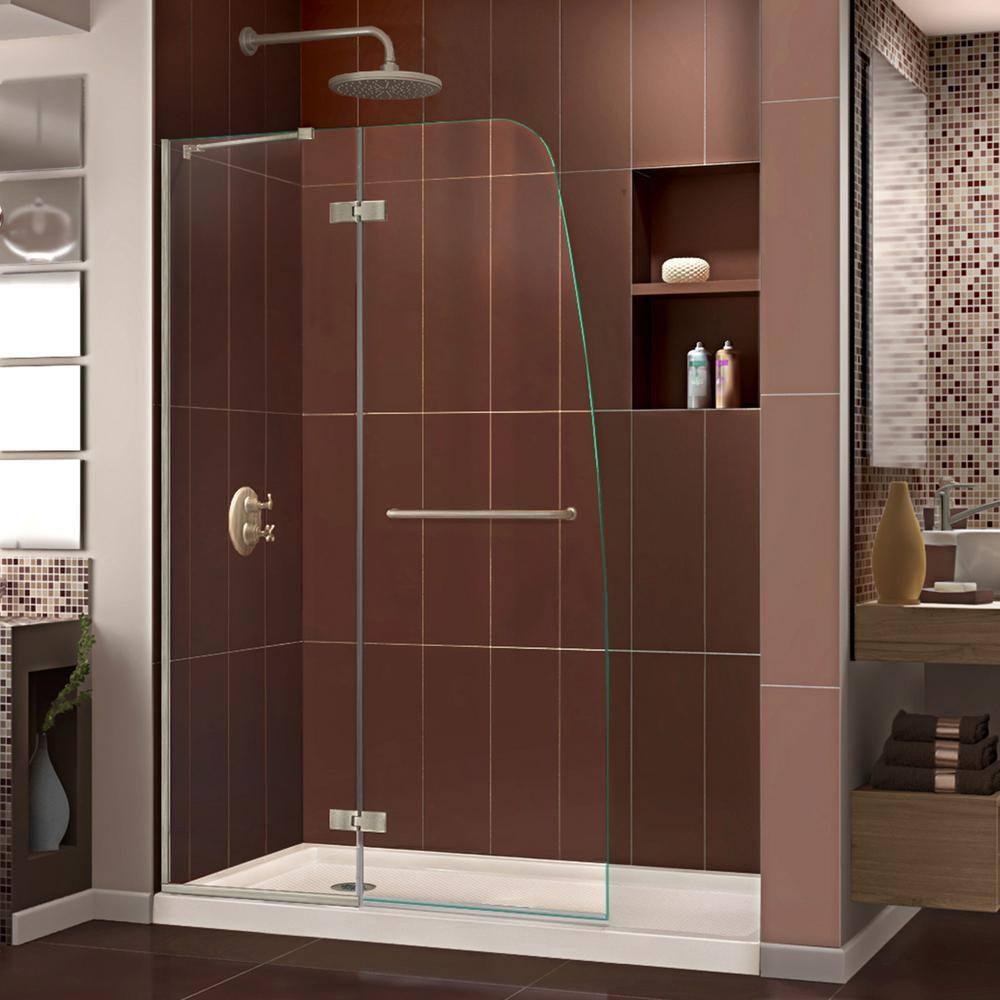 Aqua Ultra 74.75" H Frameless Shower Enclosure
