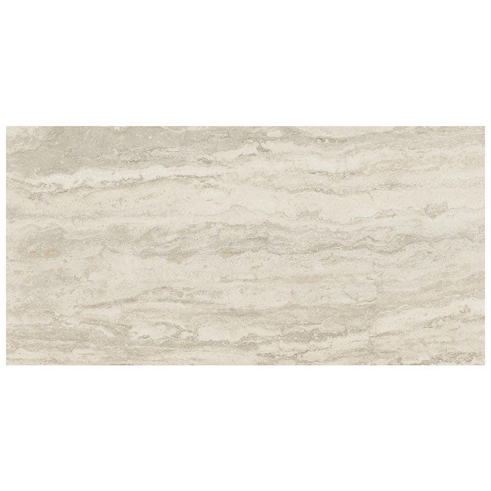 Essential Travertine 24" x 48" Porcelain Stone Look Wall & Floor Tile