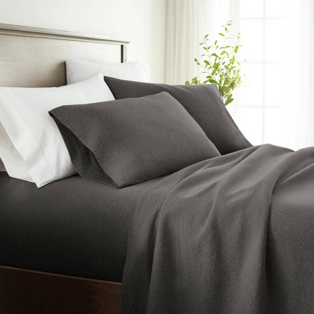 4 Piece 100% Cotton Jersey Knit Sheet Sets