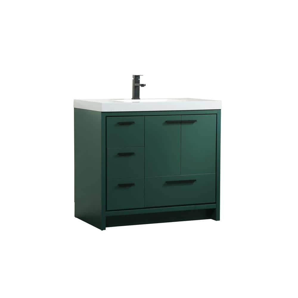 Mercury Row® Southmead 36'' Single Bathroom Vanity with Resin Top