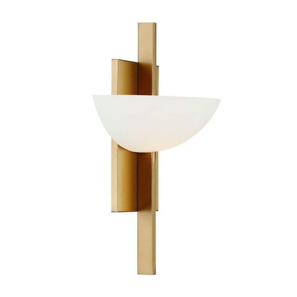 Savoy House Fallon 1 - Light Wall Light in  Warm Brass