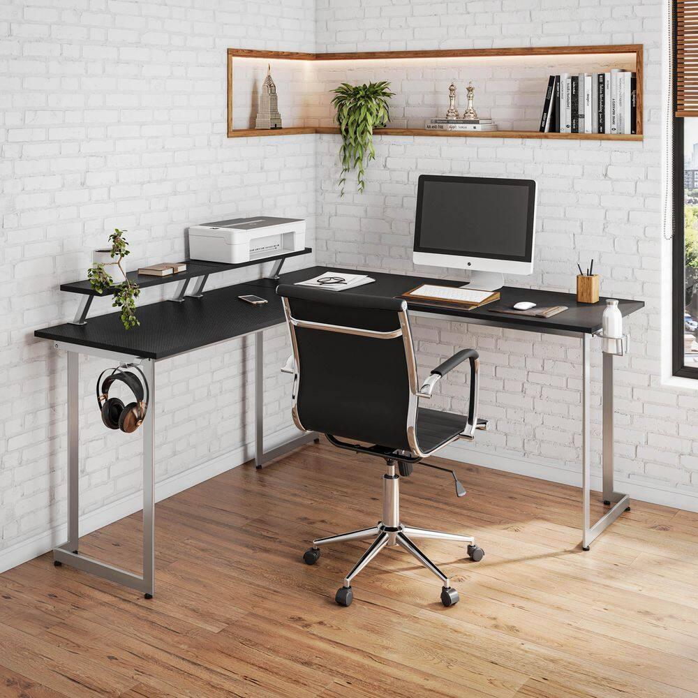 L-Shaped Metal Base Accent