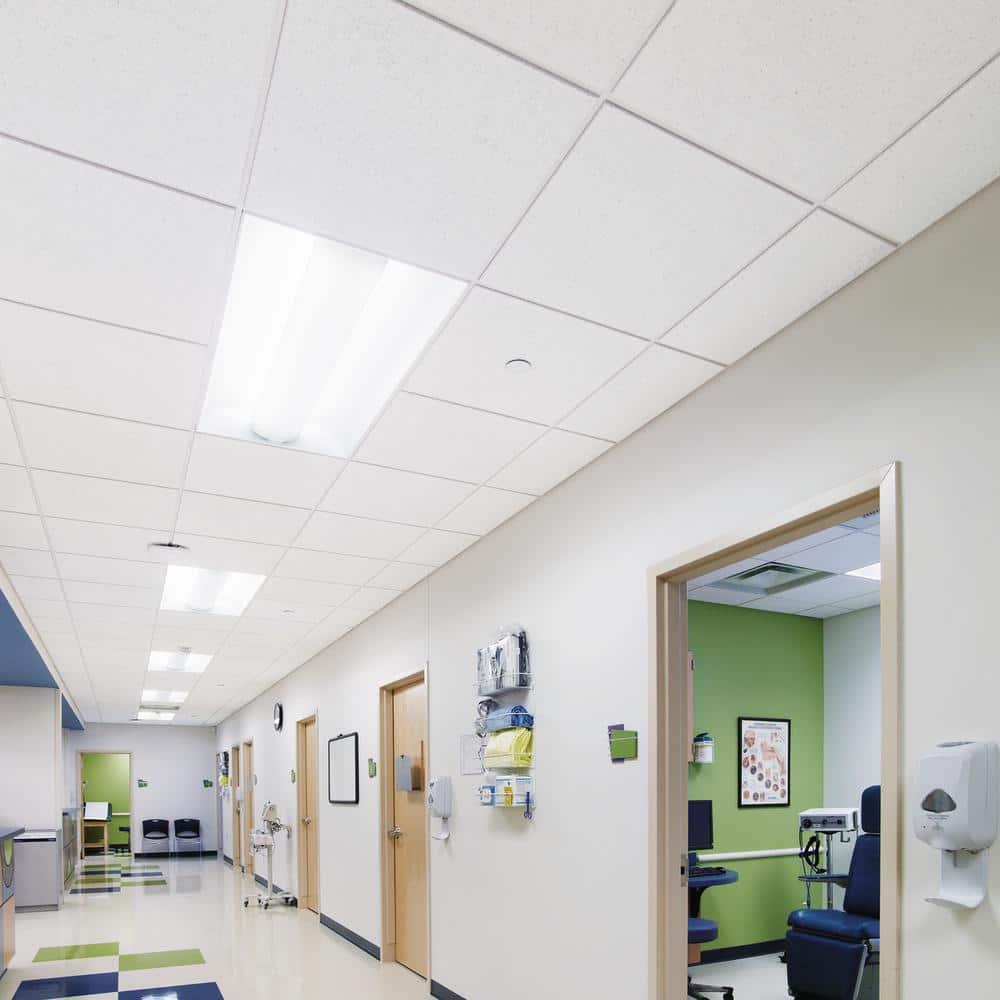 Cirrus Angled Tegular 15/16 2 ft. x 2 ft. Drop-in Mineral Fiber Ceiling Tile