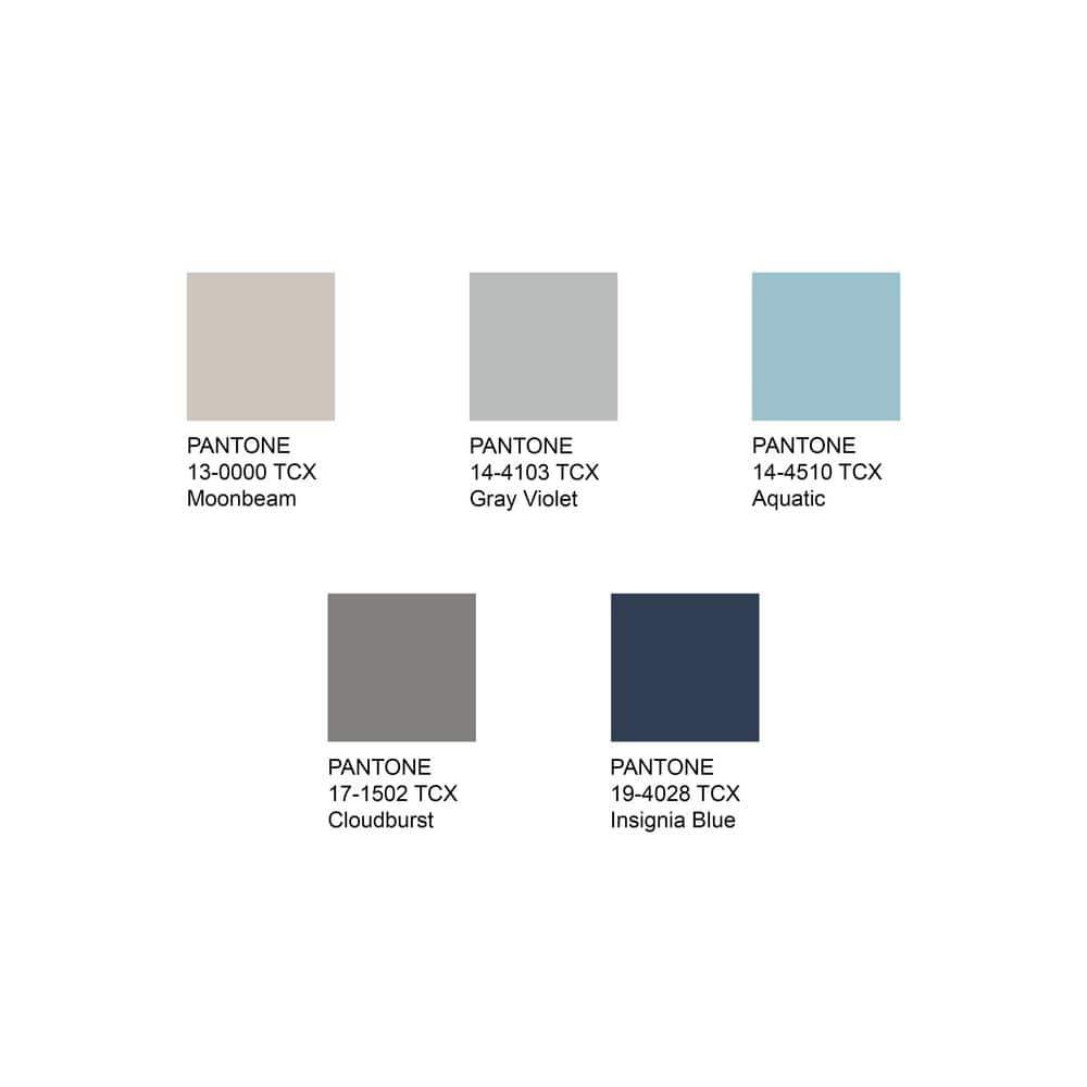 Brentwood BNT851 Power Loomed Indoor Area Rug - Light Grey/Blue - 5'x5' - Safavieh