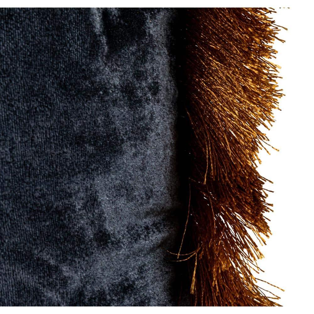 Creative Co-Op Silk Fringed Pillow