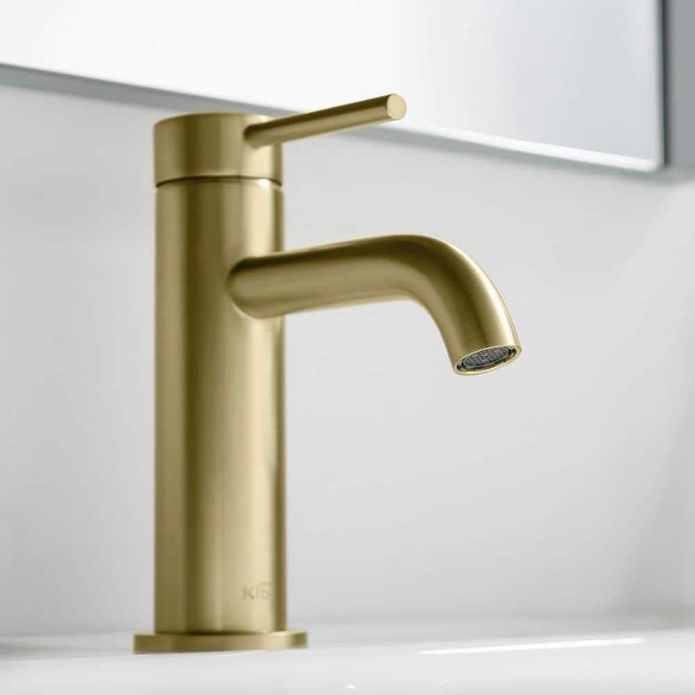Circular Single-Hole Single-handle Bathroom Faucet