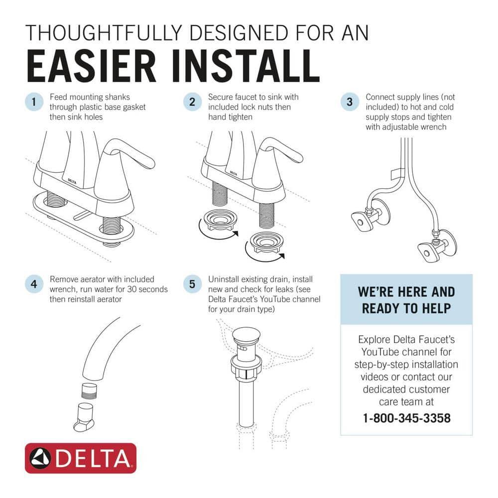 Porter Two Handle Centerset Lavatory
