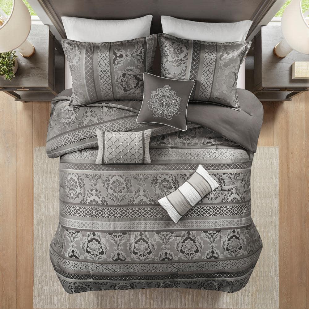 Madison Park Bellagio 7 Piece Jacquard Comforter Set