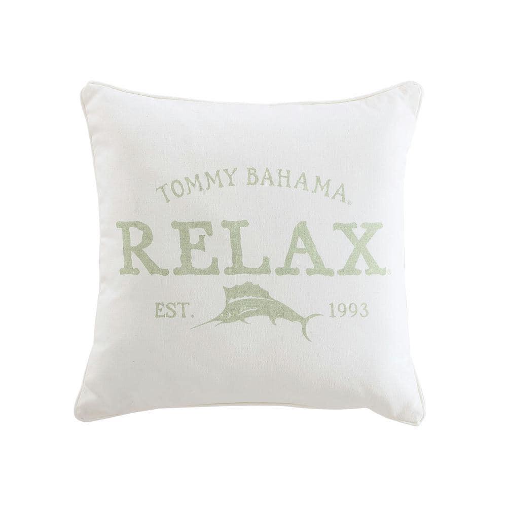 Queen 5pc Serenity Comforter & Sham Set Green - Tommy Bahama: Percale, Reversible, Includes Decorative Pillows