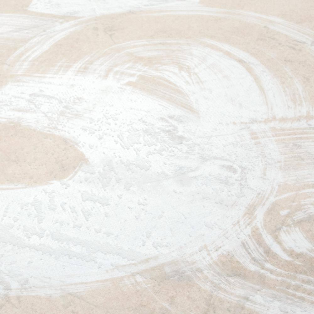 Swish Stone I Washable Abstract Art Area Rug size 5'x8'