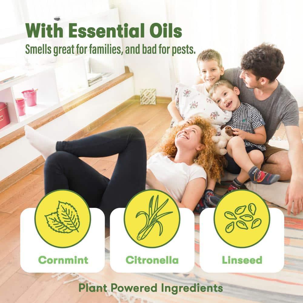 BugMD Vamoose - Rodent Repellent Pouches (1 Pack, 4 Pouches), Plant-Powered Rat Repellent, Rodent Defense Mice Repellent, Rat Repellent, Mouse Deterrent Indoor