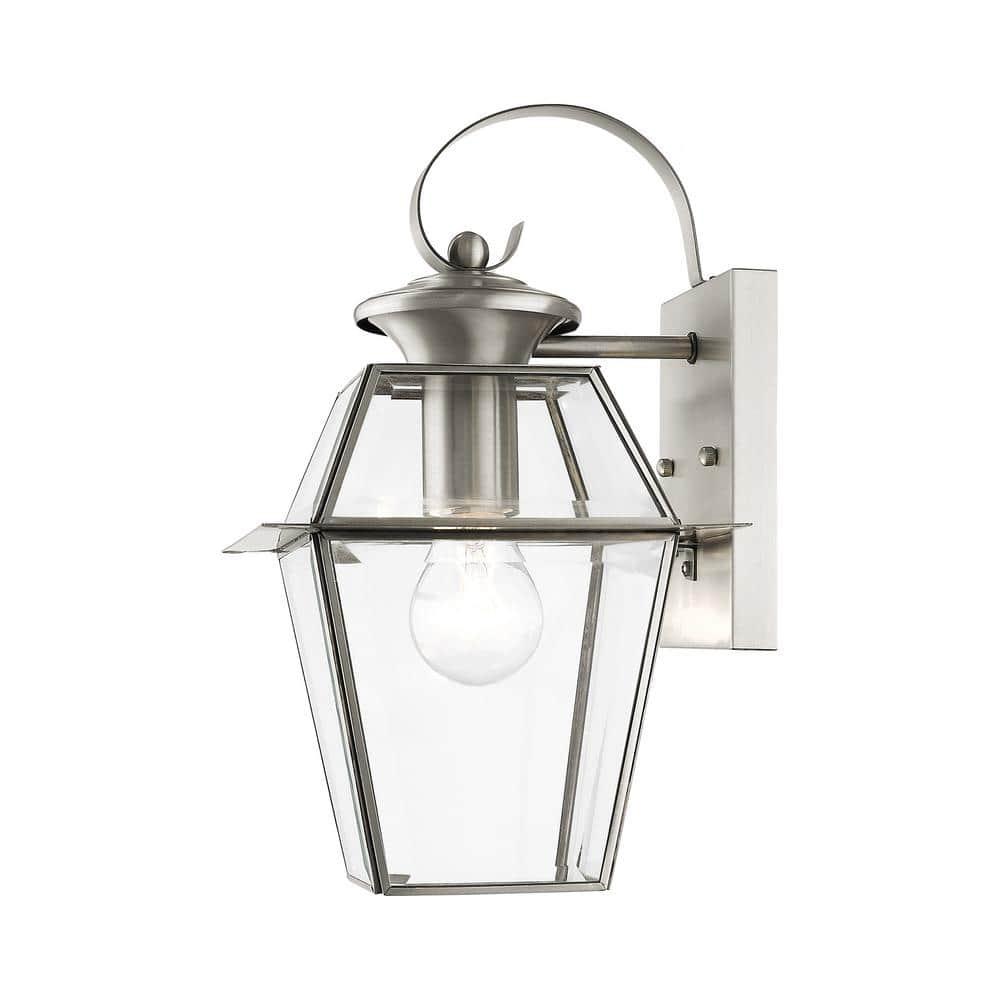 Livex Lighting Westover 1 - Light Wall Light in  Brushed Nickel