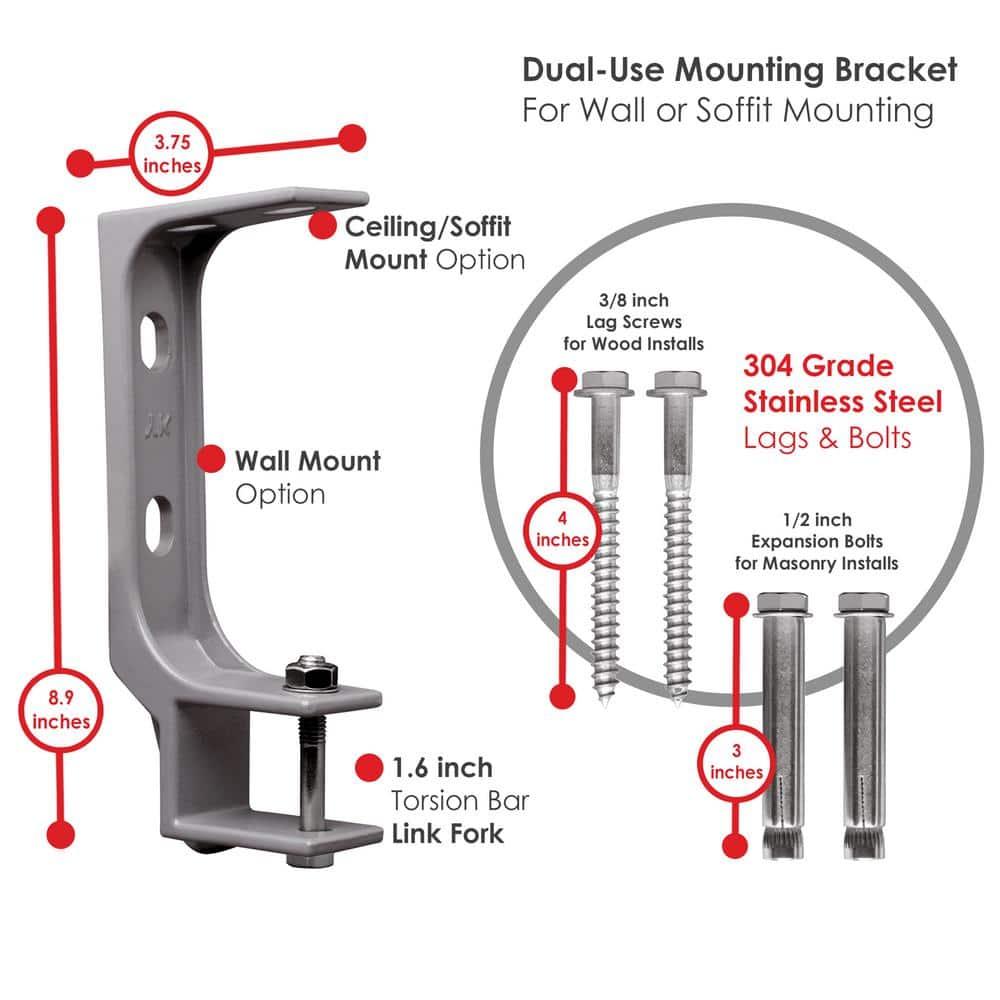 Classic Motorized Retraction Slope Patio Awning