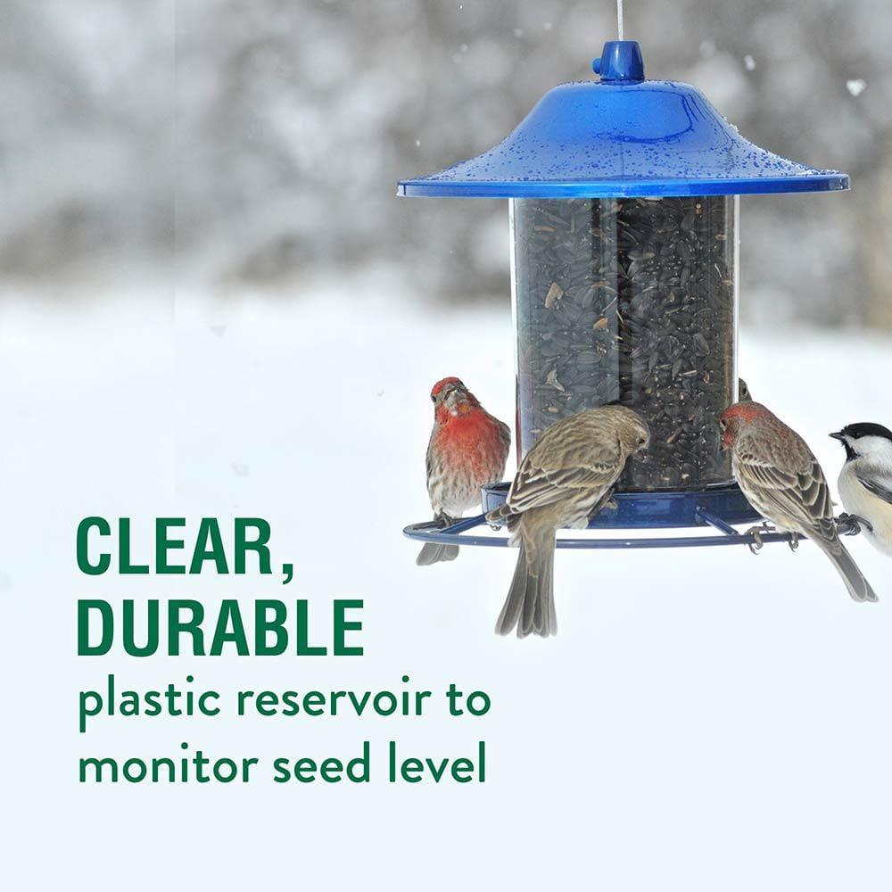 Perky-Pet Wild Bird 2 lb Metal/Plastic Panorama Bird Feeder 1 ports (Case of 2)