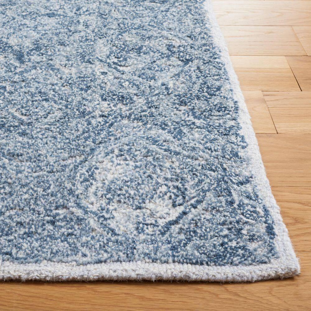 SAFAVIEH Marquee Lalit Diamond Runner Rug, Blue/Grey, 2'3" x 9'