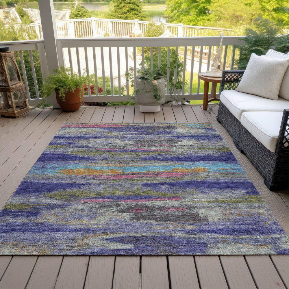 Aleighna Area Rug with Non-Slip Backing