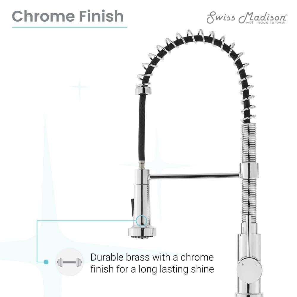 Nouvet Single Handle, Pull-Down Kitchen Faucet