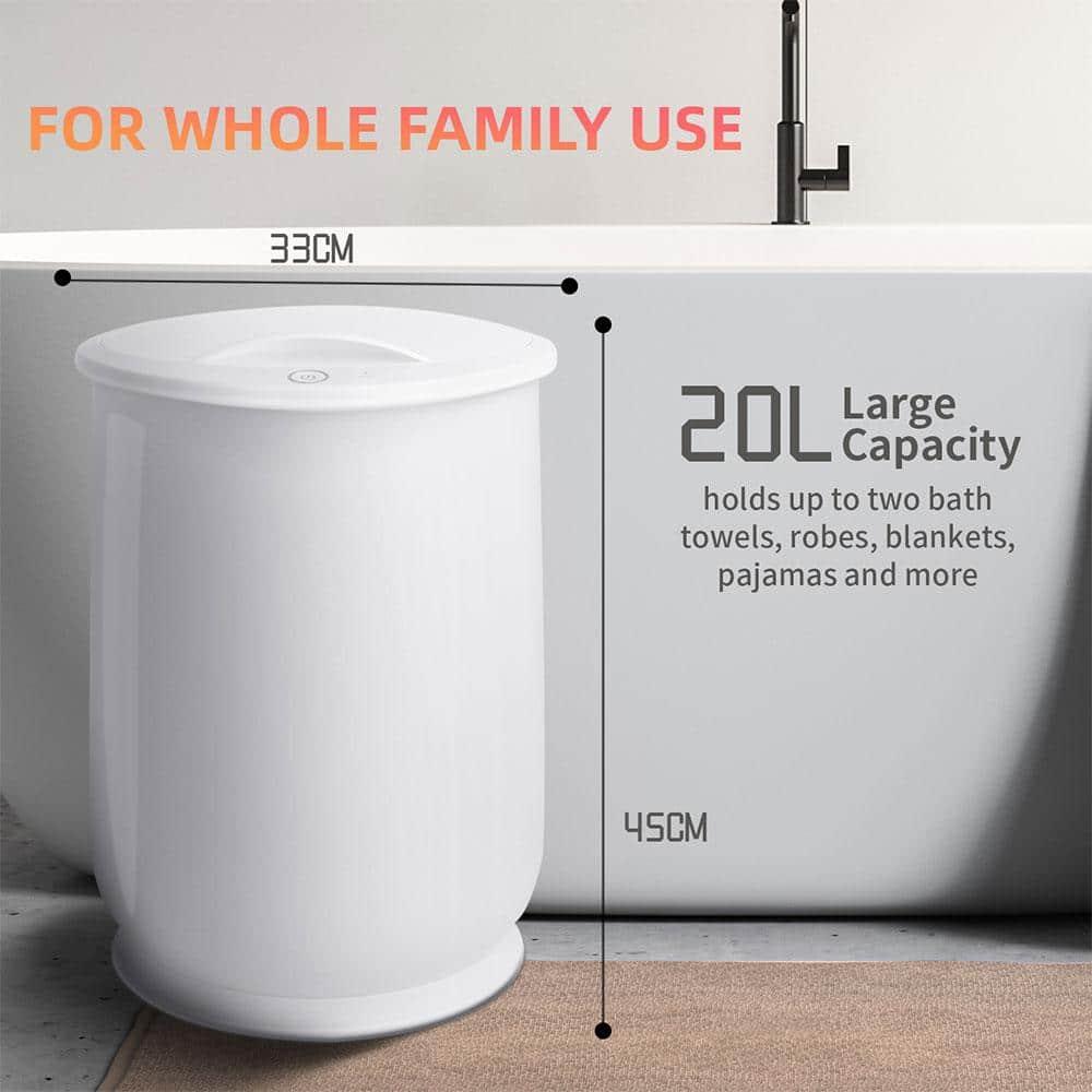 Freestanding Electric Towel Warmer White