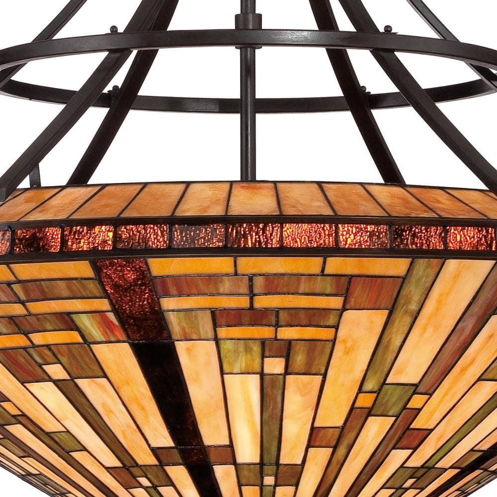 Quoizel TFST2840VB Stephen 8-Light Bowl Pendant in Dark Bronze