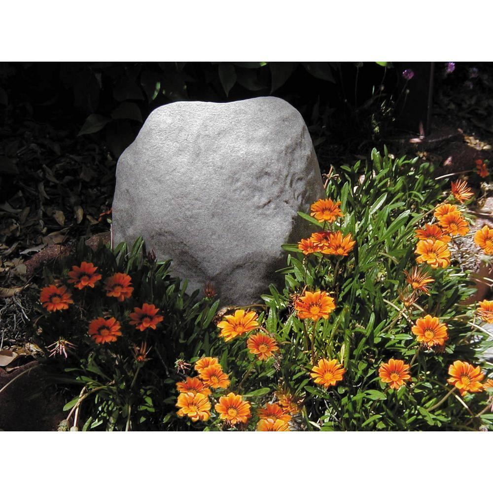 14" Resin Small River Rock Statuary - Sand - Emsco
