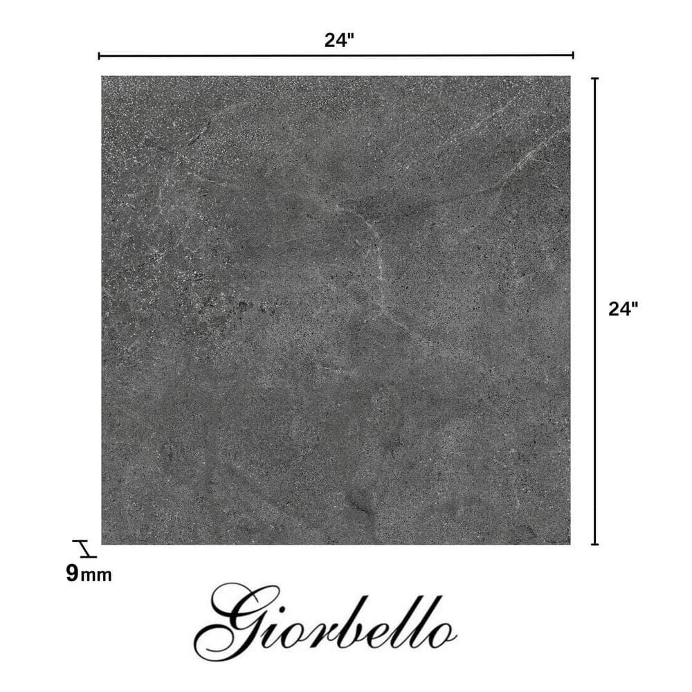 Italian Metalia Porcelain 24"x 24"x 9mm Floor and Wall Tile Case