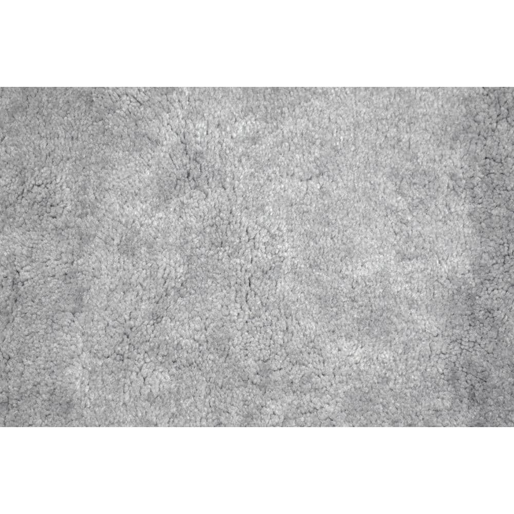 5'x6' Washable Bathroom Carpet Platinum Gray - Garland Rug